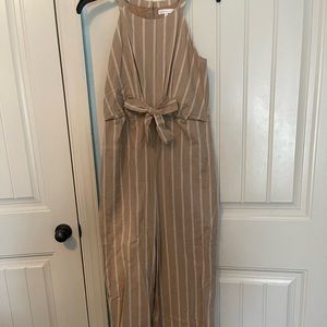 GB Girls striped jumpsuit.  Size 14